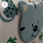 ⁦بجامة نقشة تايجر - سماوي -⁩ - الصورة ⁦2⁩
