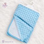 كافولة بارزة فرو - أزرق -